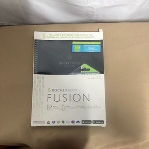 Rocketbook Fusion Smart Reusable Notebook - Black